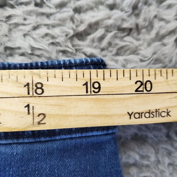 Catherines Jeans Womens 1X  18/20W Blue True Stretch Denim Straight - Picture 4 of 11